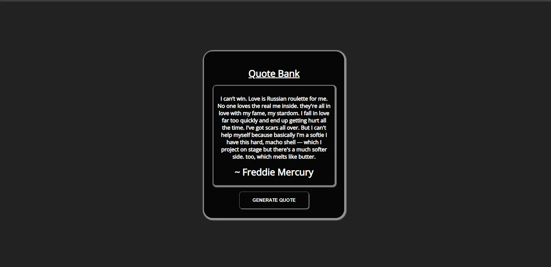 Quote generator